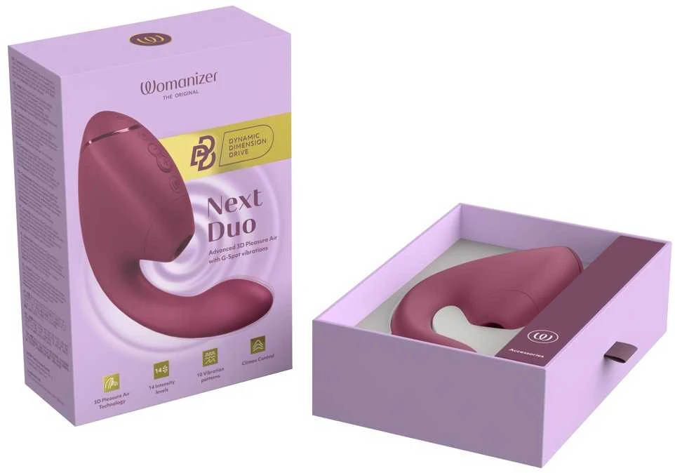 Rožinė Womanizer Next Duo Dusky Rožinė