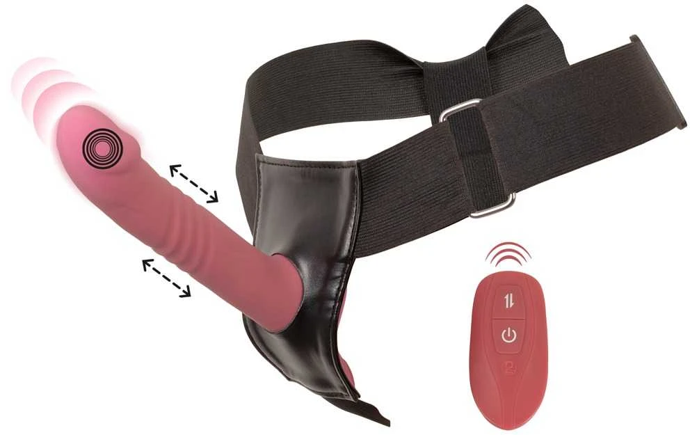 Pink Rožinė Your Strap-On Vibrator Rožinė