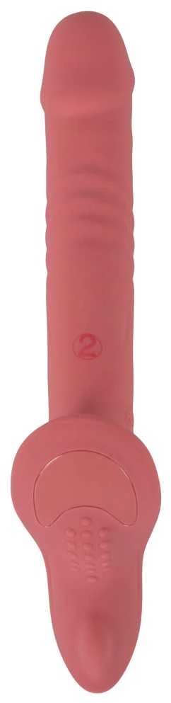 Pink Rožinė Your Strap-On Vibrator Rožinė