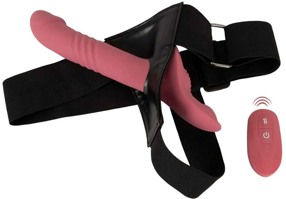 Pink Rožinė Your Strap-On Vibrator Rožinė