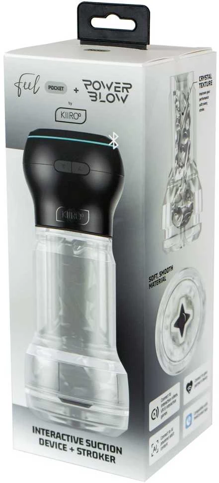 Kiiroo PowerBlow+Pocket Crystal Strok