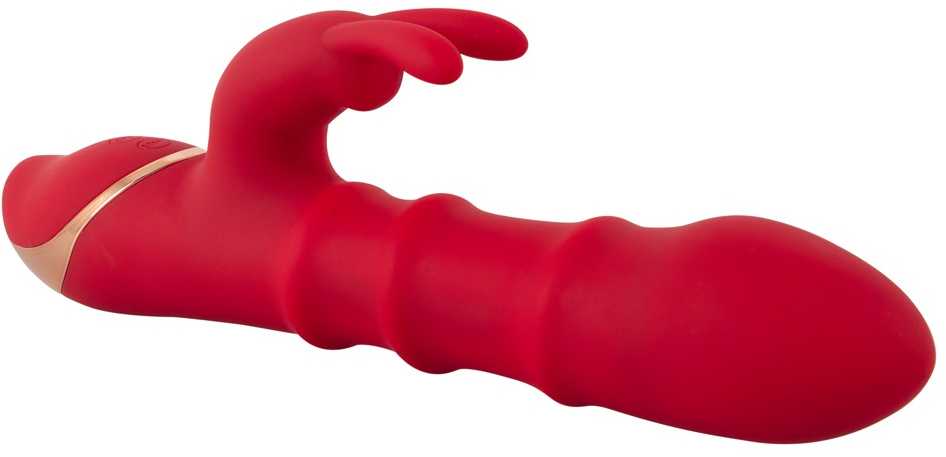 You2Toys Triušio vibratorius su 3 judančiais elementais
