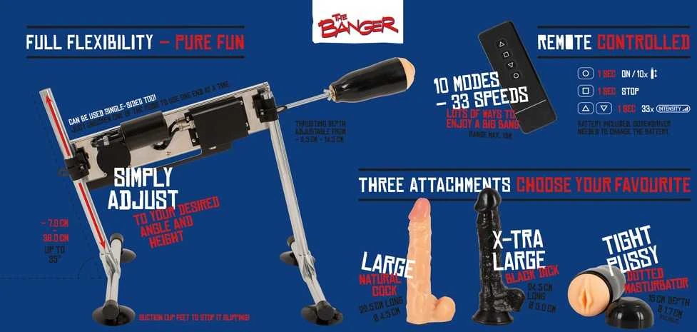 The Banger RC Double Side Fuck Machine