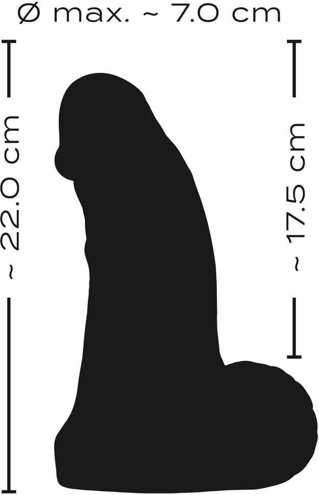 Realistixxx 7,0 cm milžiniškas dildo