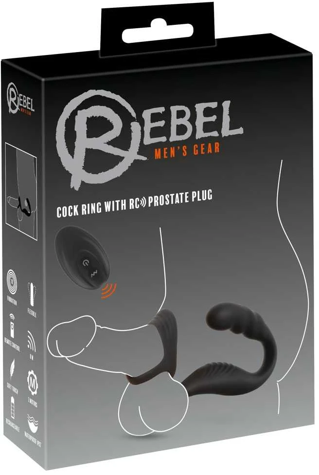 Rebel Cock Ring w RC Prostate