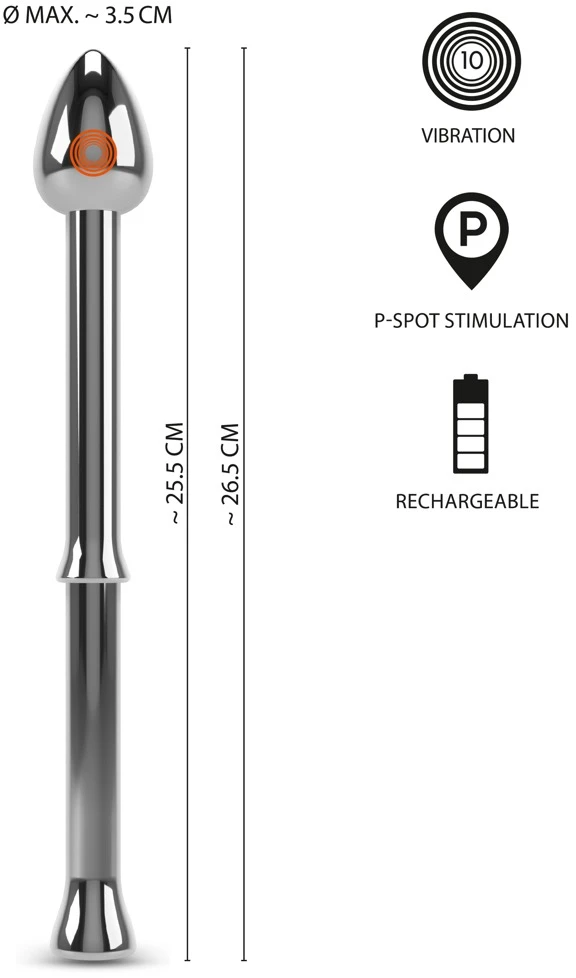 Rebel Metal Milking Stick