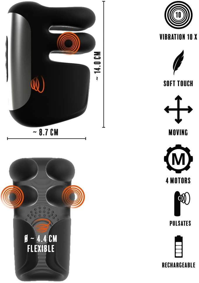 Rebel Puls.&Vibr. Masturbator