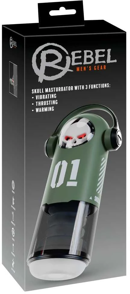 Rebel Skull Masturbator 3F