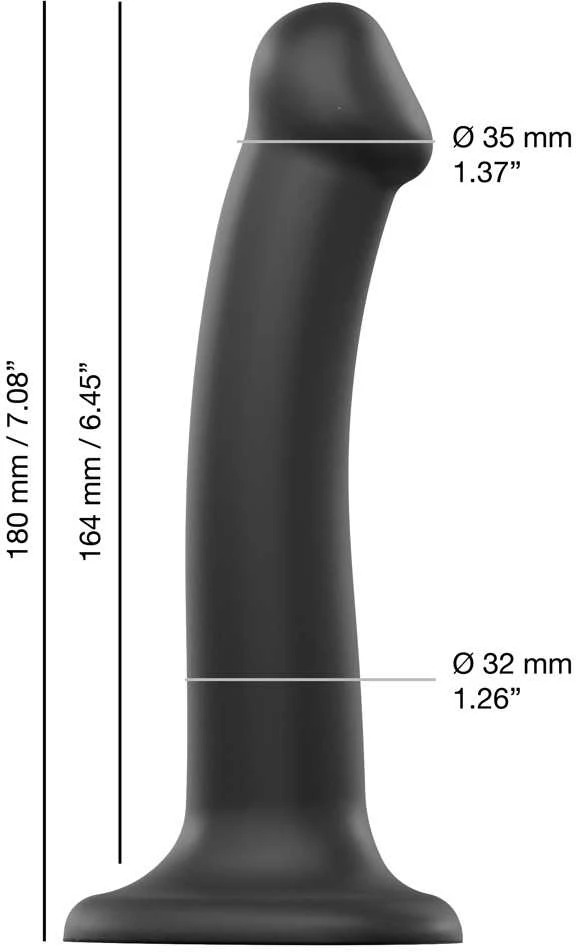 Strap On Me Semi-Real.Dildo M Juodas