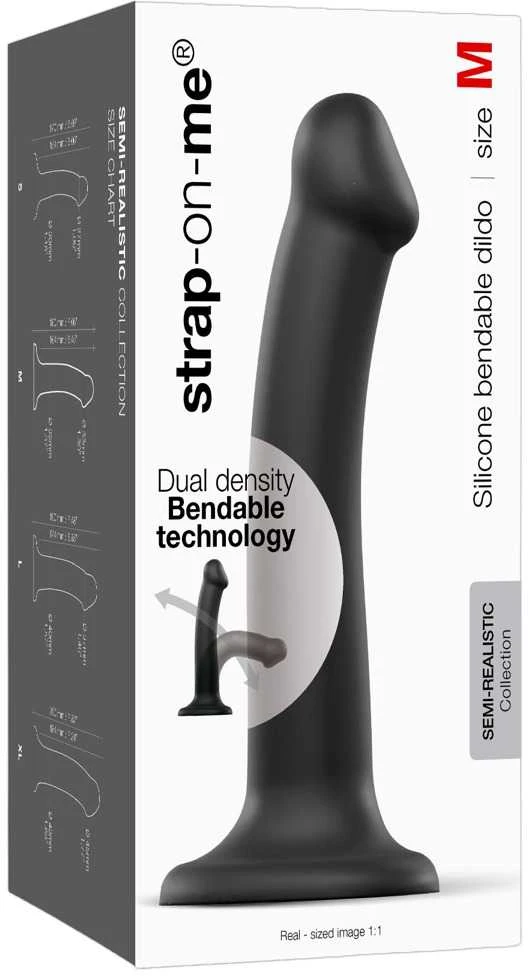 Strap On Me Semi-Real.Dildo M Juodas