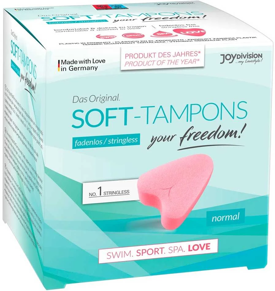 Set 3 Soft Tampons Joydivision tamponai