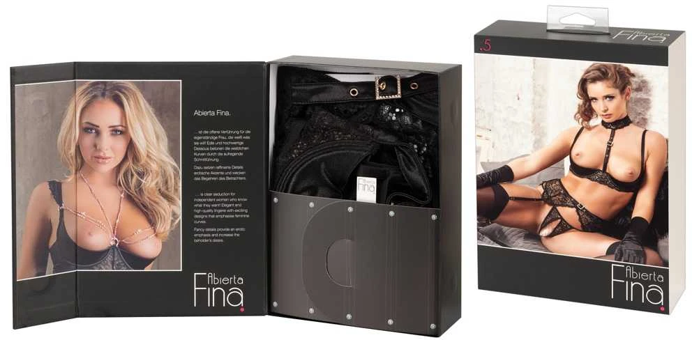 Abierta Fina Lentynos liemenėlės rinkinys 80B/M