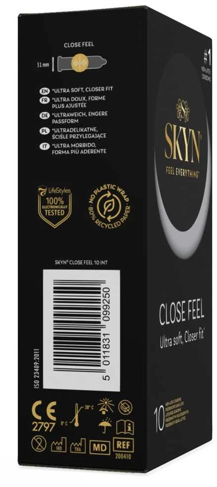 SKYN Close Feel pakuotė, 10 vnt.