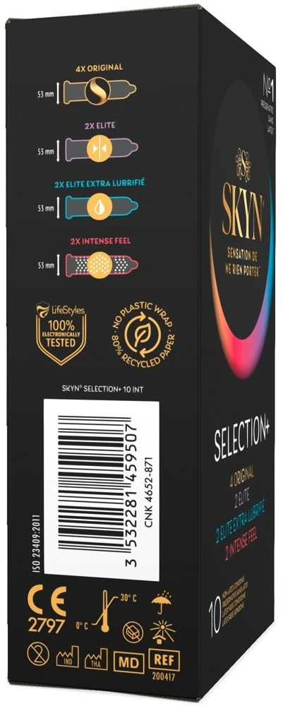 PIECES SKYN Selection+ 10 vnt.