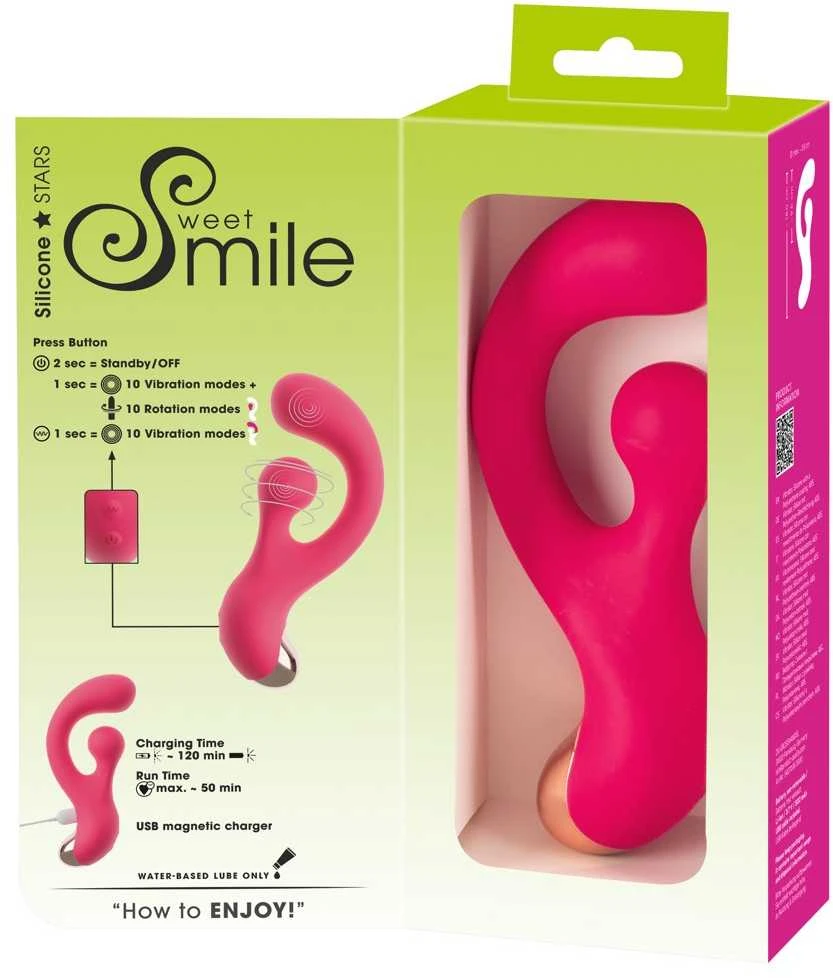 „Smile“ G taško vibratorius su rotacija