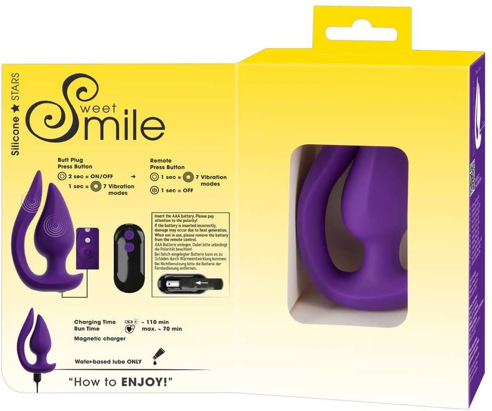 „Smile RC 2in1“ kištukas ir kelnaitės vibruojantis
