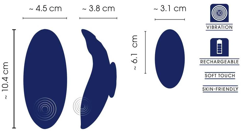 Smile RC kelnaitės Vibrator Slim