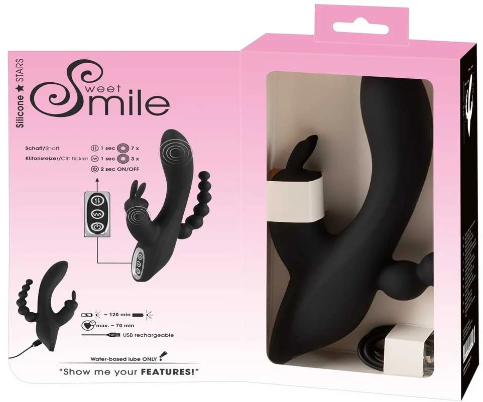 Sweet Smile Smile Triple G taško vibratorius