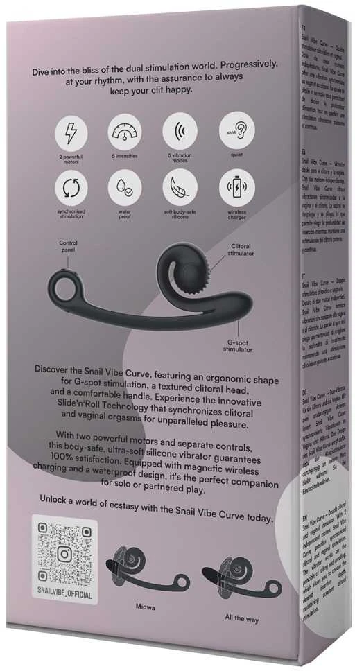 Snail Vibe Curve Juodas