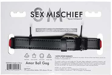 Sportsheets Sportiniai lapeliai – Sex & Mischief Amor Ball Gag