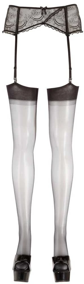 Cottelli Legwear Stockings with seam juodas 7