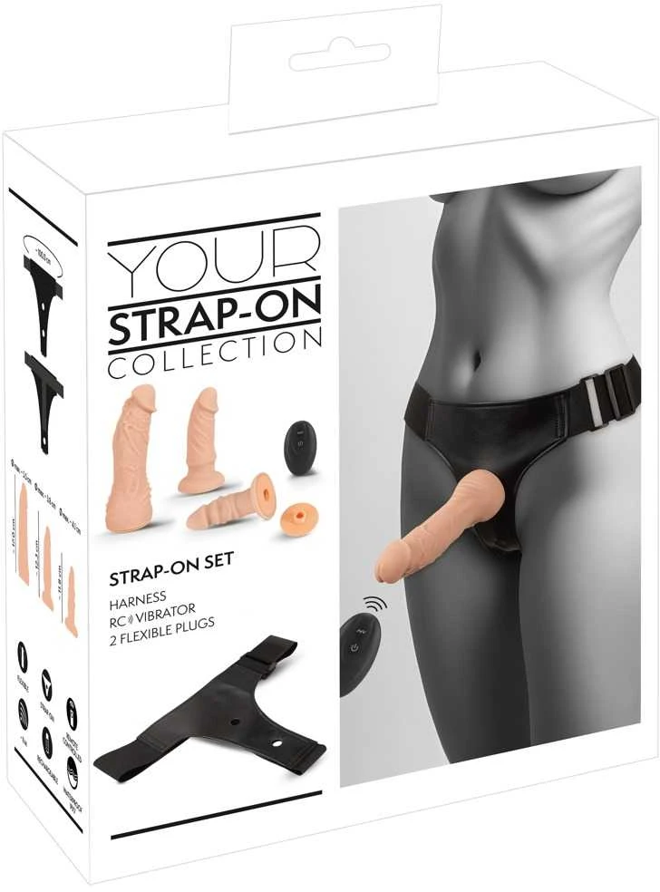 Strap-On Set RC Vibe 2 Dildos