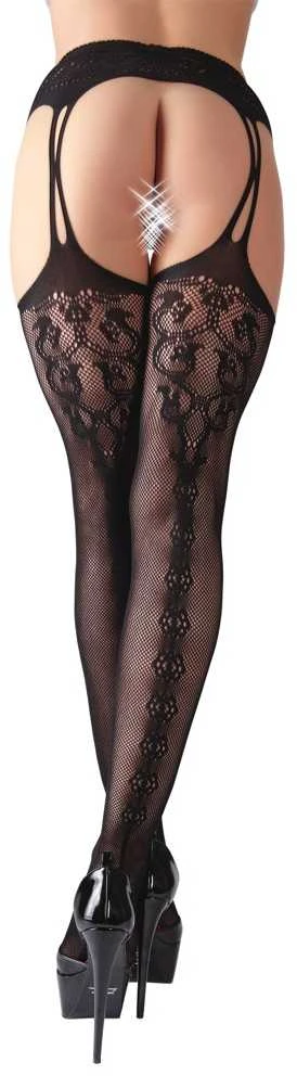 Cottelli Legwear Susp. Petnešėlės + kojinės L/XL