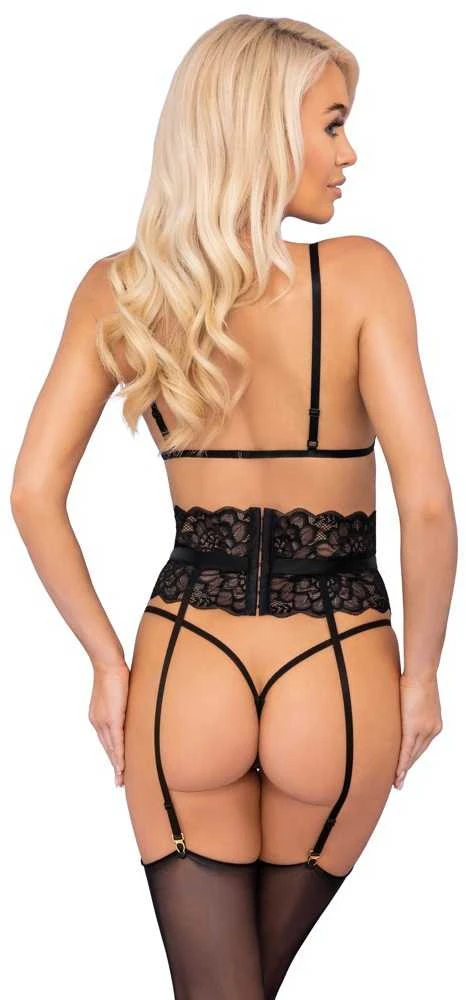 Suspender Set juodas S/M