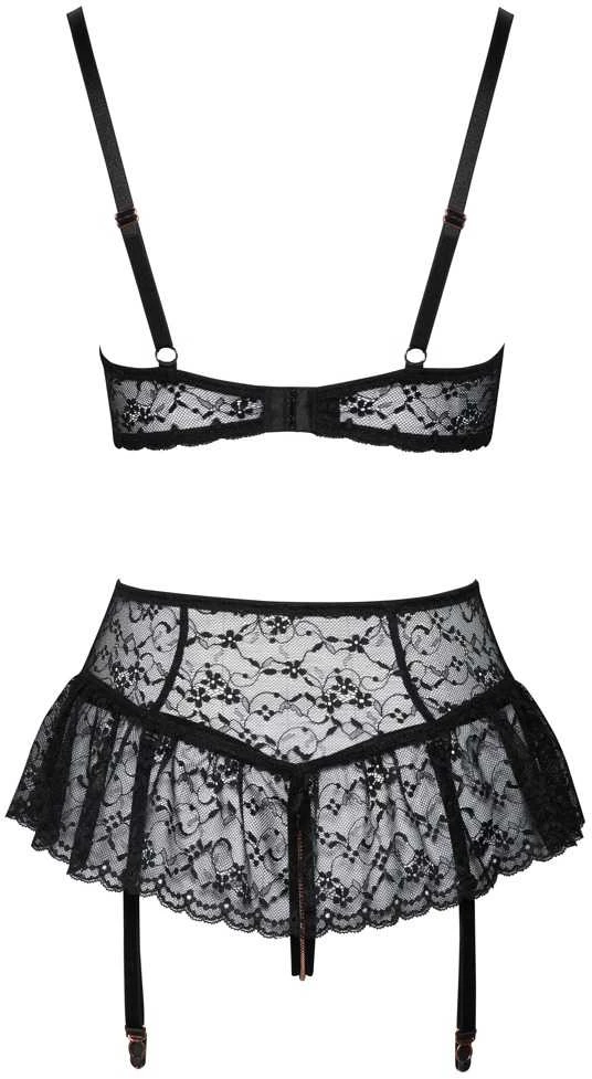 Suspender Shelf Bra Set 85C/L