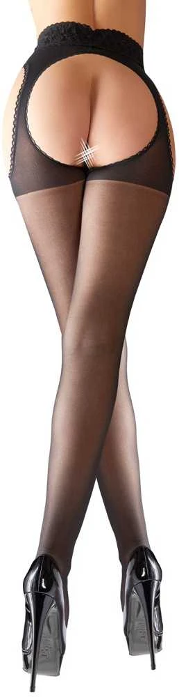 Cottelli Legwear Pėdkelnės su raištelėmis 3