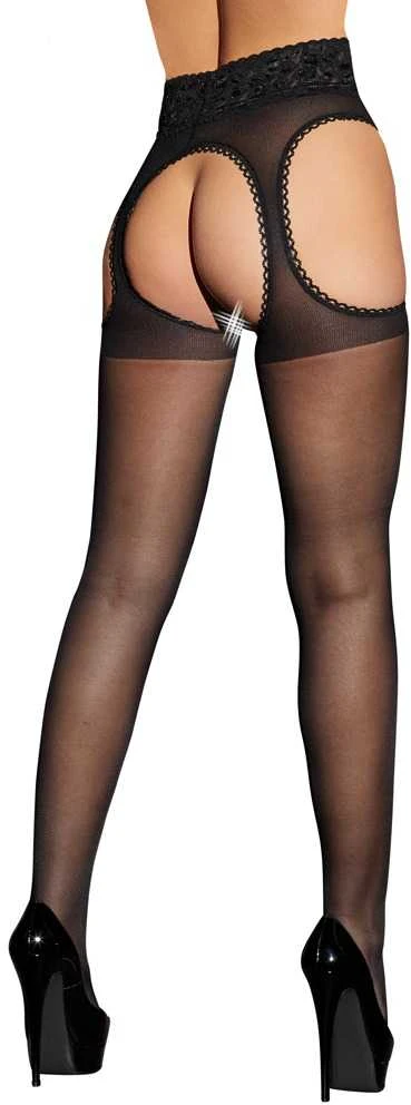 Cottelli Legwear Pėdkelnės su raištelėmis 3