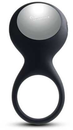 Svakom - Tyler Vibrating Ring Juodas