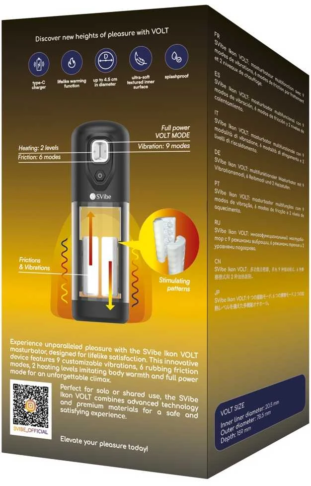Snail Vibe SVibe Ikon VOLT Masturbator