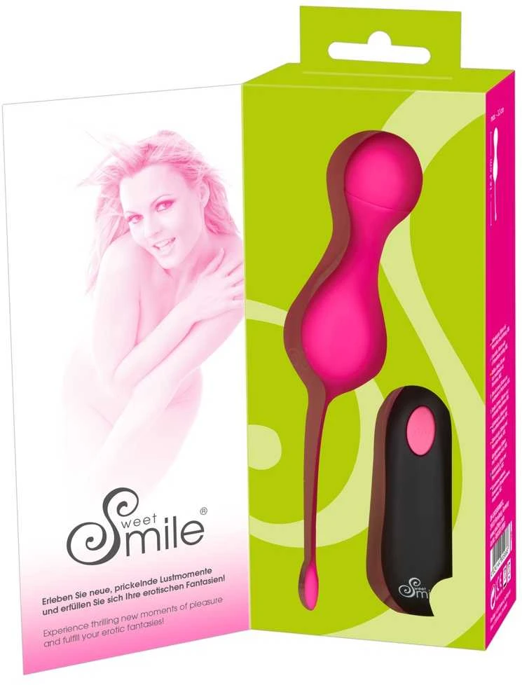 Sweet Smile Remote Controlled Love Balls Vibruojantys meilės kamuoliukai