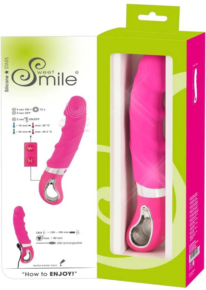 Sweet Smile Smile Miela šypsena šildanti švelni vibracija