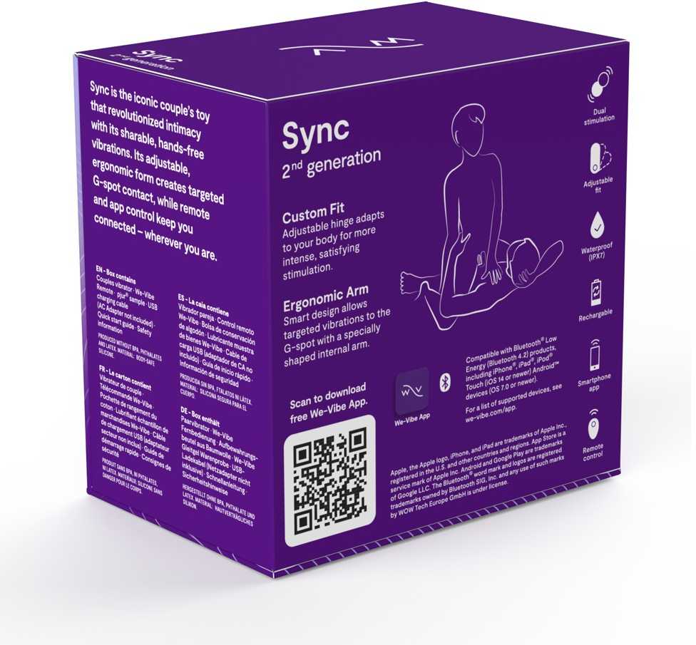 Sync2 by We-Vibe Violetinė