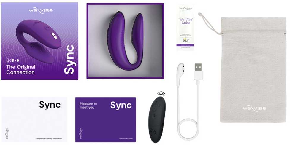 Sync2 by We-Vibe Violetinė