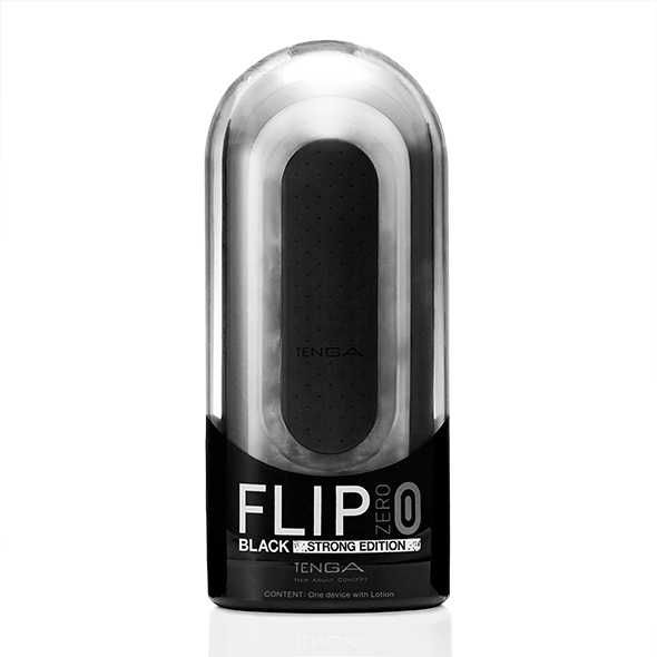 Masturbatorius „Tenga“ - „Flip 0“ (nulis) (juodas)