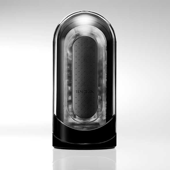 Masturbatorius „Tenga“ - „Flip 0“ (nulis) (juodas)