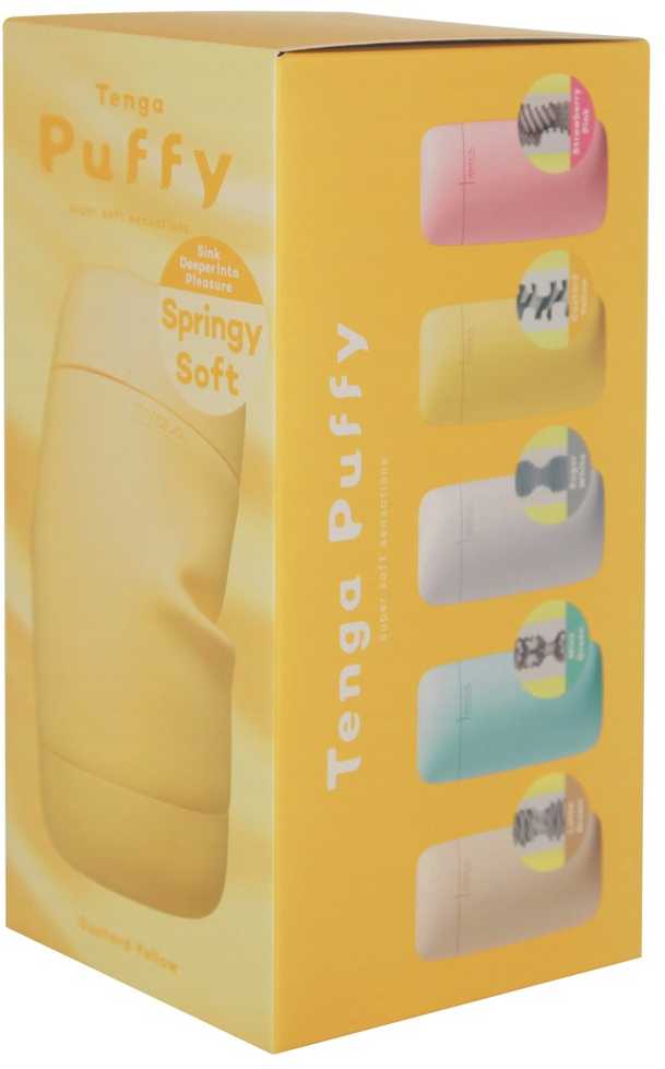 Tenga Puffy Custard Geltona