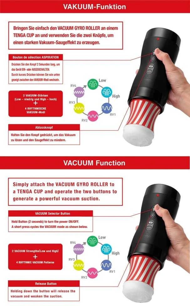 Tenga Vacuum Gyro Roller