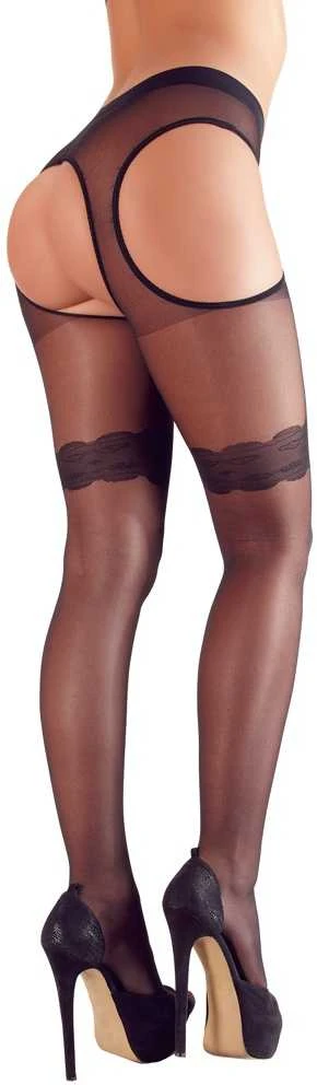 Cottelli Legwear Pėdkelnės su keliaraiščiais M