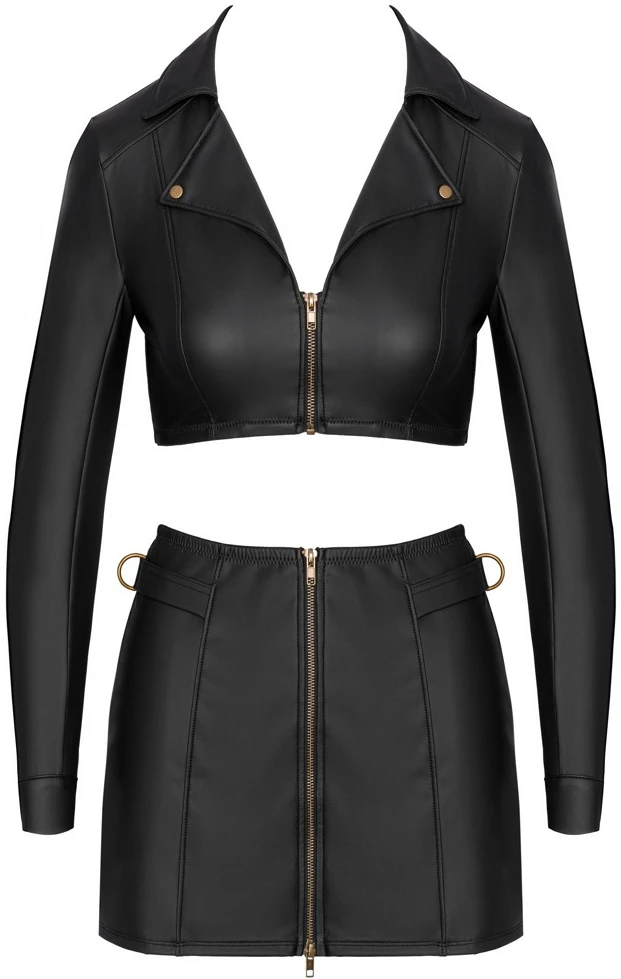 Top and Skirt juodas M