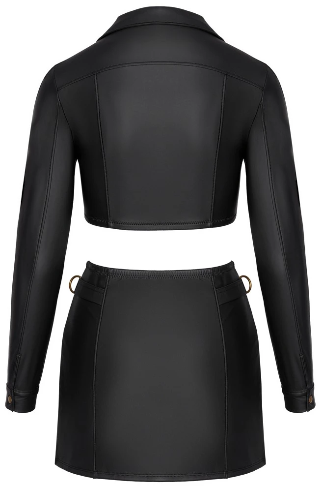 Top and Skirt juodas S