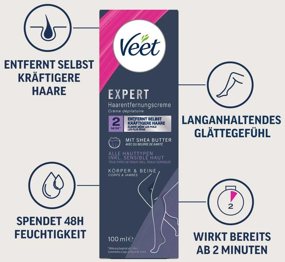 Veet EXPERT Body&Legs 100ml