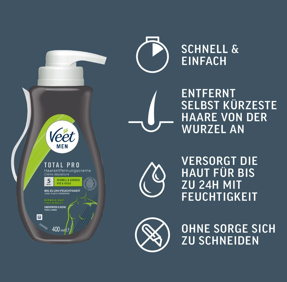 Veet Veet Man Total Pro 400 ml