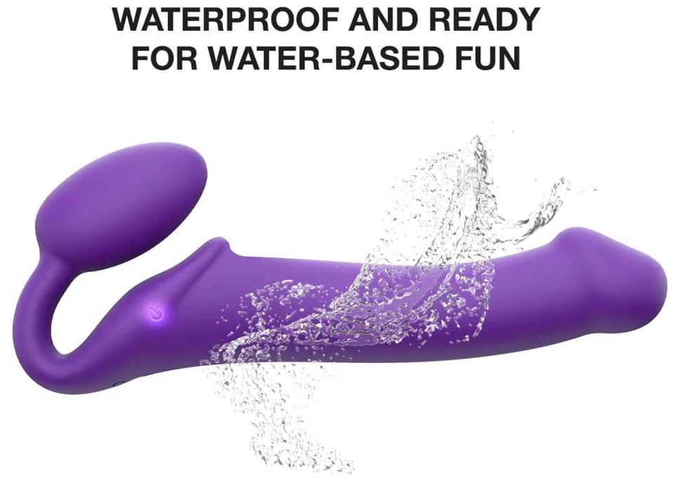 Strap On Me Vibrating Strap-On M Violetinė
