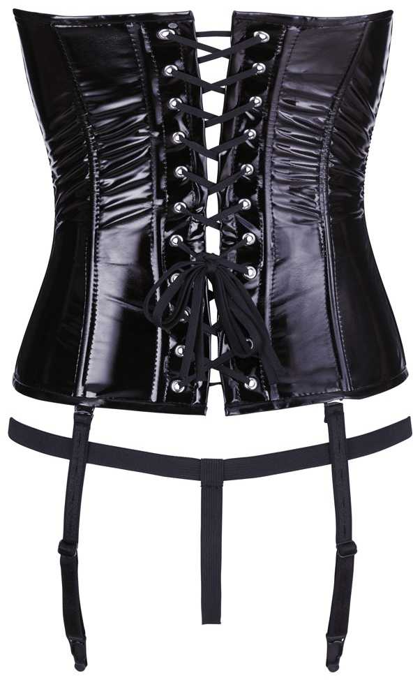 Black Level Vinyl Corsage juodas M