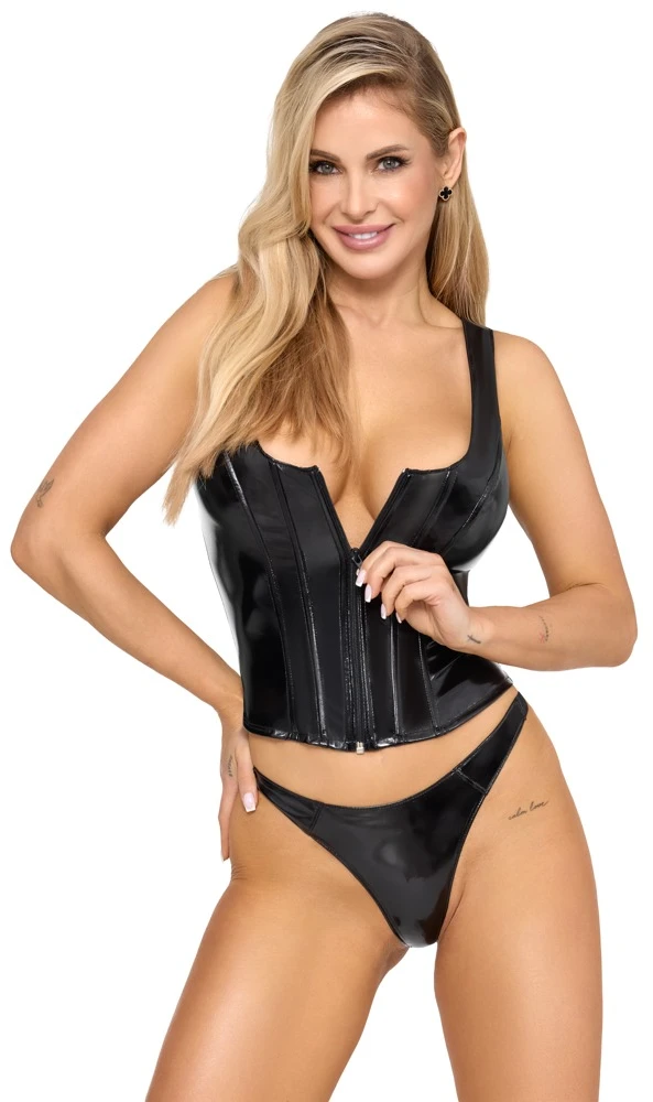 Vinyl Corset S