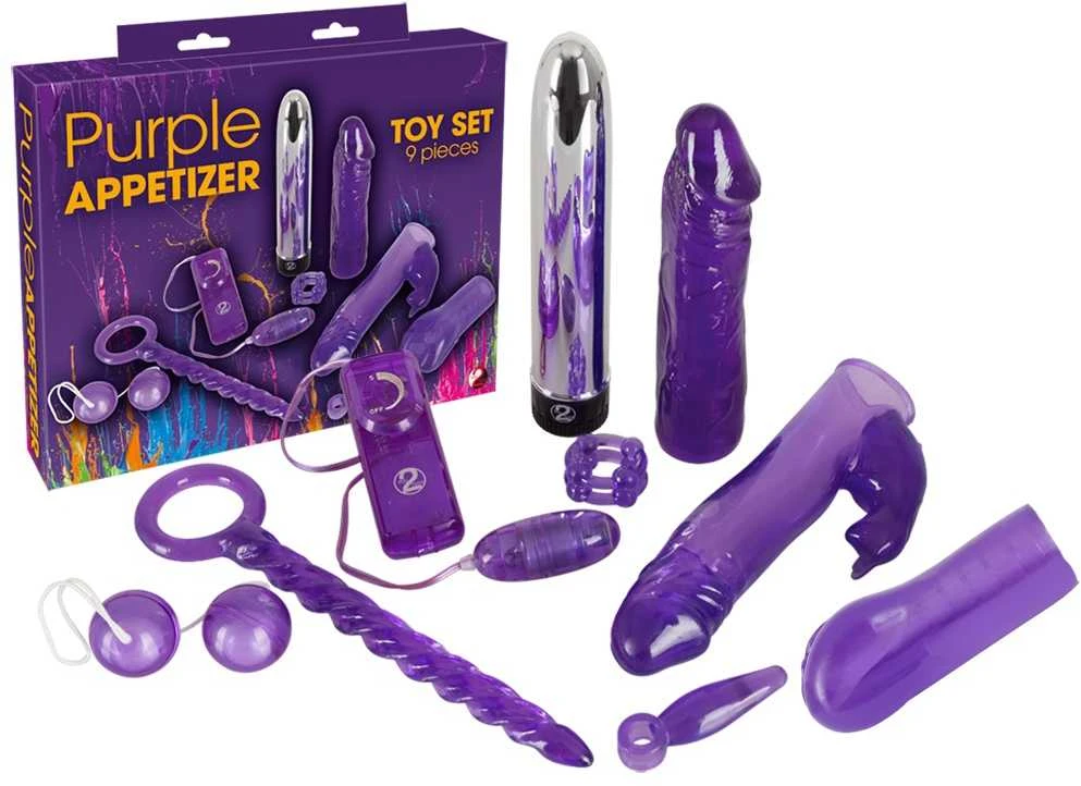 You2Toys Violetinė Appetizer 9 dalių rinkinys